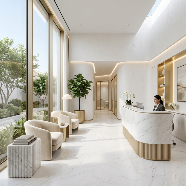 Interior de Clínica ADEN